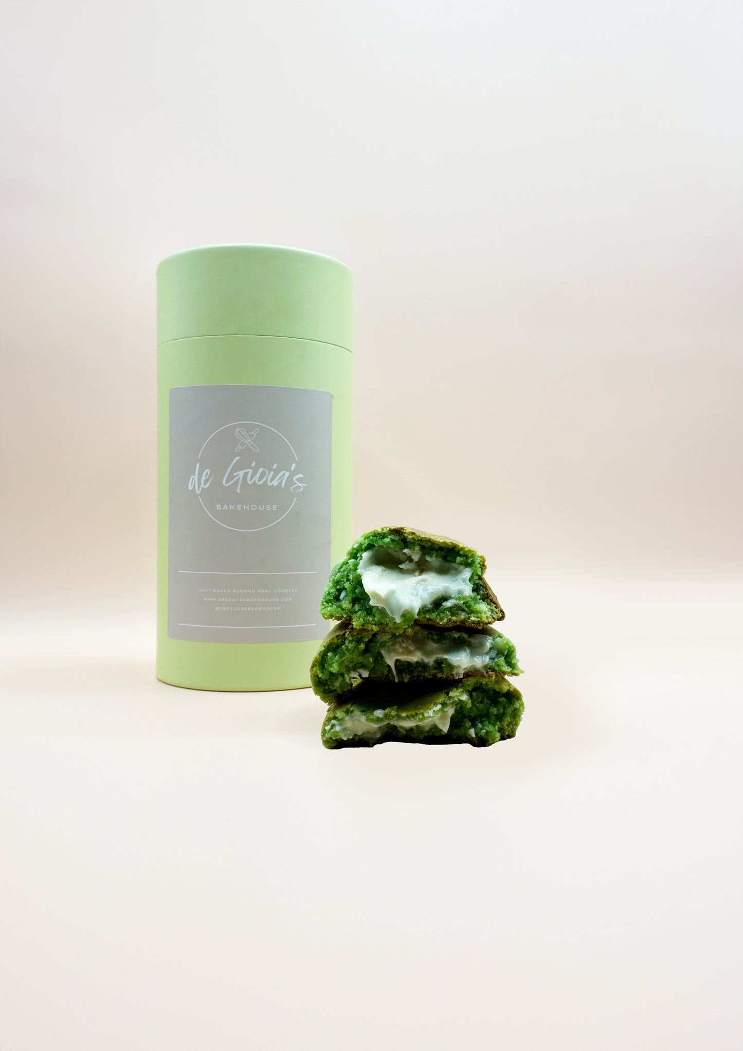 Pandan Coconut Cookies