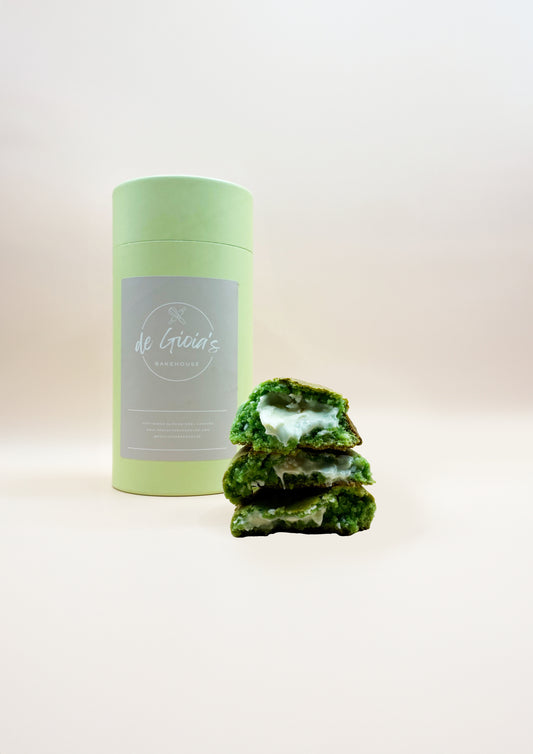 Pandan Coconut Cookies