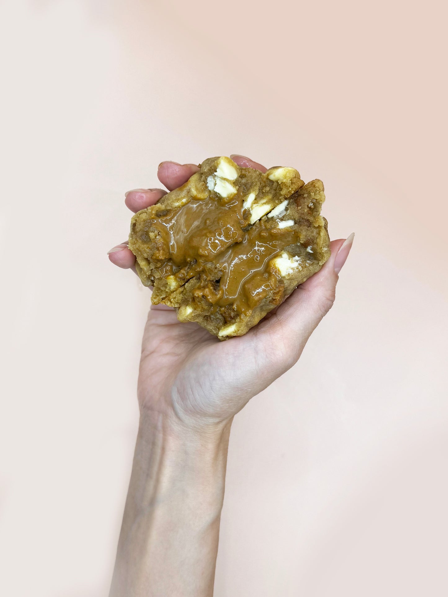 Biscoff White Chocolate Chunky Loaded Cookies